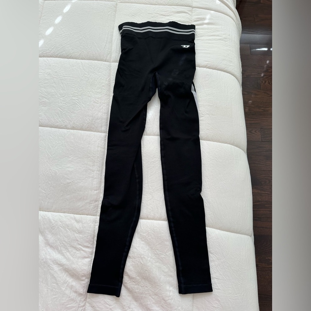 Diesel Ribbed Sports Leggings - Picture 8 of 10